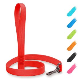 Waterproof Dog Leash 6 Ft Anti Slip Dog Leash for Large Dogs Small Medium Dogs Heavy Duty Dog Leash with Water and Dirt Resistant Long Or Short D