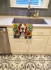 Basset Hound in Sunflowers Kitchen Towel Dish Cloths Guest Hand Towel Decorative Bathroom Towel for Face,Tea, Dishcloth, Kitchen and Bath